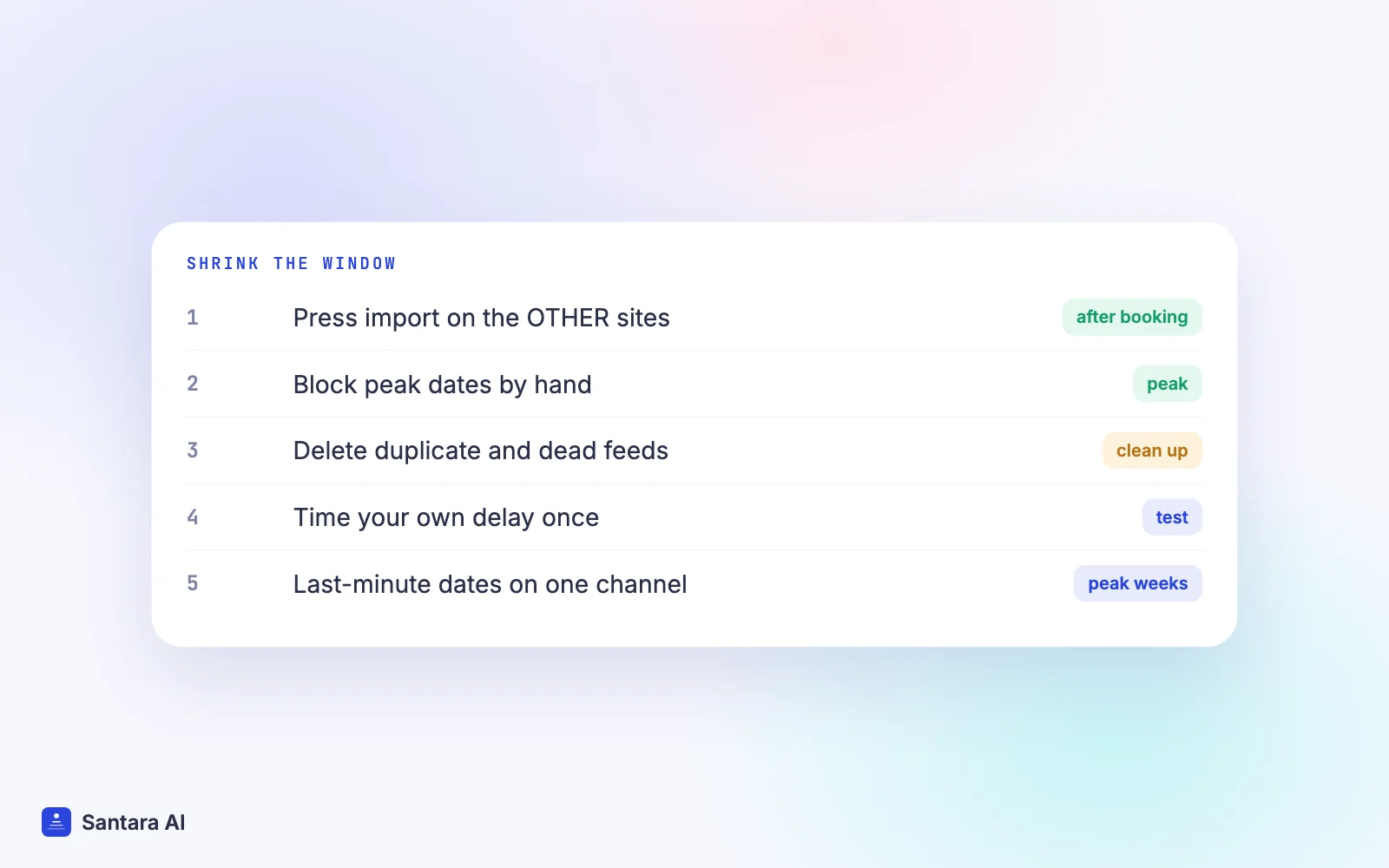 Checklist of five ways to shrink the iCal sync delay window